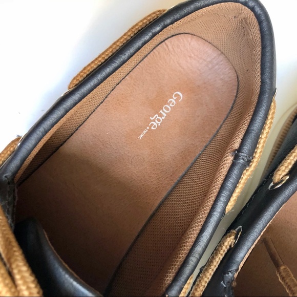 Men’s Causal Boat Shoes in Navy - Picture 9 of 14